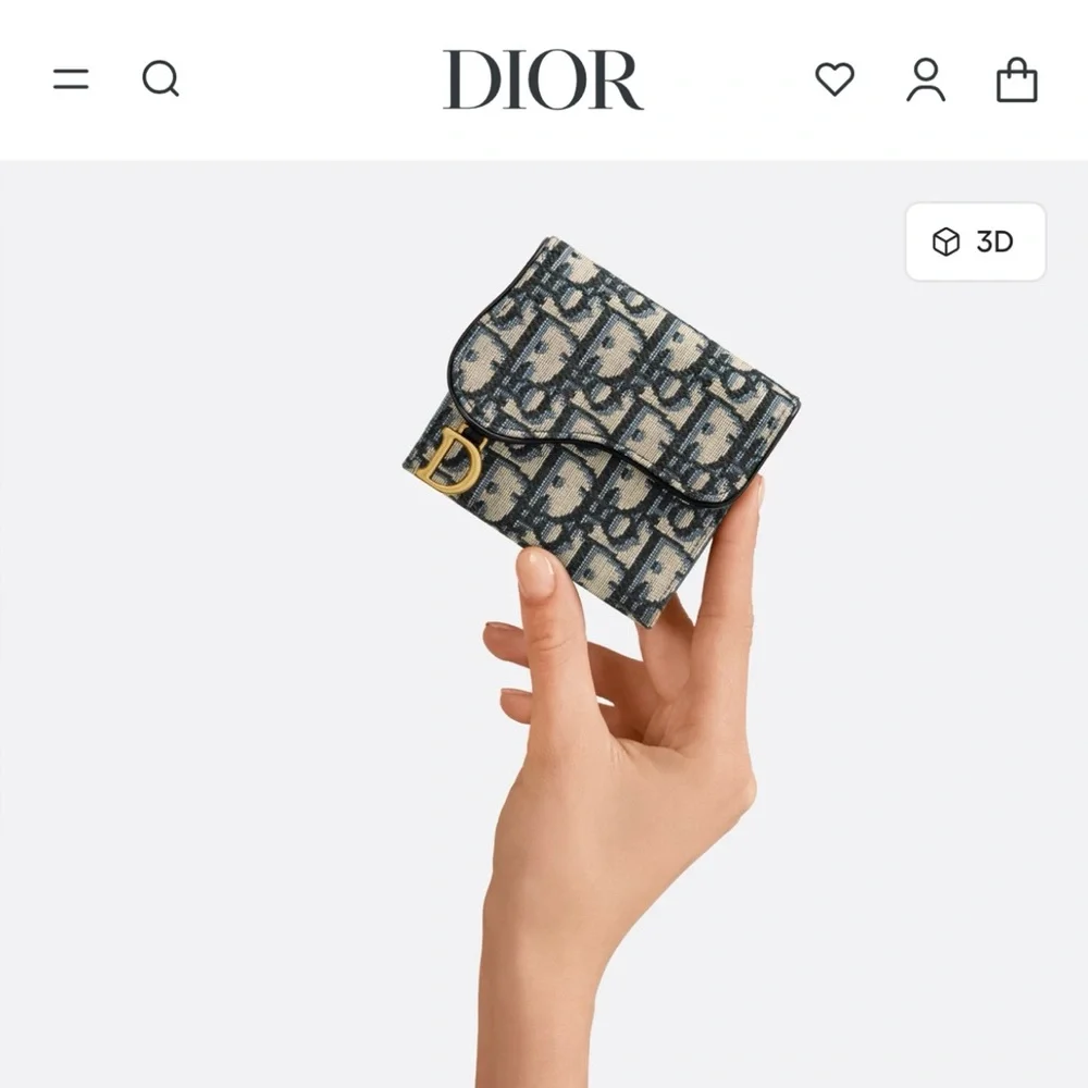 Dior saddle lotus wallet